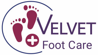 Logo Velvet Foot Care Salt Spring Island, link to home page
