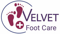 Velvet Foot Care Logo, link to home page